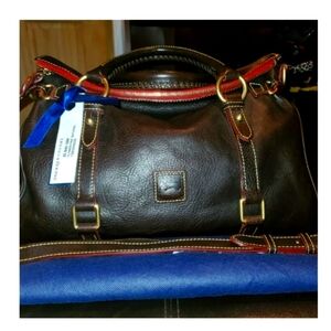 Dooney & Bourke Large Florentine Satchel In Brown NWT SOLD